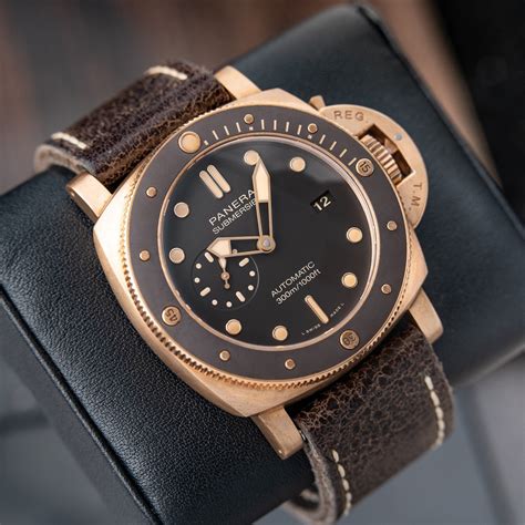 panerai bronzo 47mm|panerai submersible 42mm bronze.